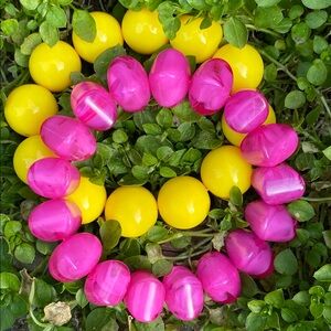 Bubblegum Pop🍭Pink💞And Yellow Retro✨💛💗80’s Style Bracelets